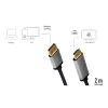 LogiLink CDA0107 videokaabli adapter 2 m DisplayPort HDMI Hall Must