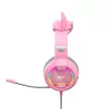 Mängukõrvaklapid HAVIT Gamenote H2233D RGB — kõrvapealsed, juhtmega, roosad