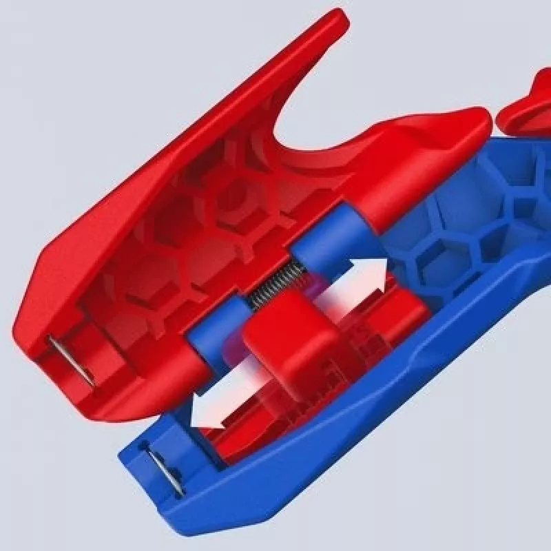 Eemaldustööriist Knipex ErgoStrip PV 16 95 03 PV-kaablitele, reguleeritav tõkis, ergonoomiline käepide
