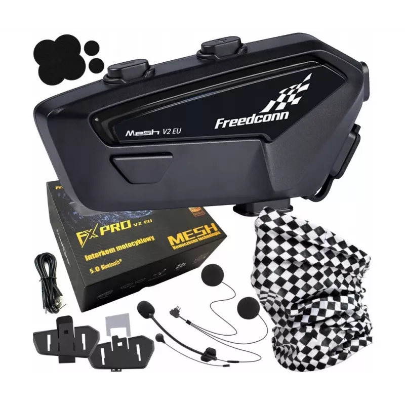 FreedConn FX Pro V2 EU MESH mootorratta intercom