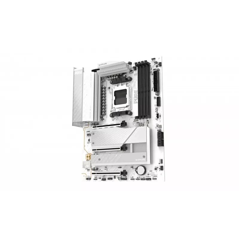Emaplaat Sapphire PURE B850A WIFI7 ATX — B850 kiibistik, Wi‑Fi 7, DDR4 tugi