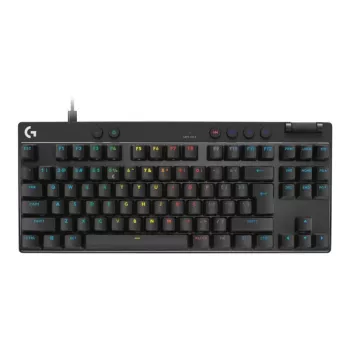 Logitech G PRO X TKL RAPID klaviatuur mänguritele USB QWERTY must