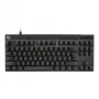 Logitech G PRO X TKL RAPID klaviatuur mänguritele USB QWERTY must