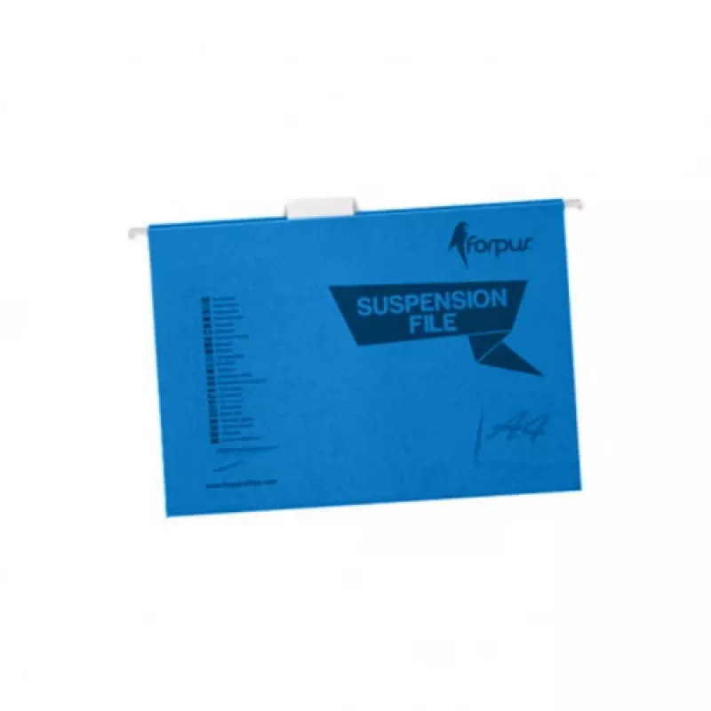Rippkaust FORPUS FO22705 A4 plastikust sinine, 25 tk