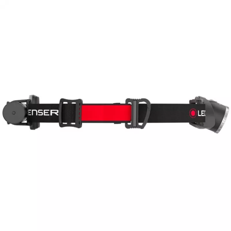 Ledlenser H8R Must, Punane Peapaelaga Taskulamp LED