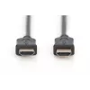 Assmann HDMI kiire ühenduskaabel. tüüp A M/M. 5,0 m. Ethernetiga. endine HDMI 1.4. UL. must kuldne (AK-330114-050-S)