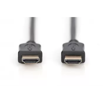 Assmann HDMI kiire ühenduskaabel. tüüp A M/M. 5,0 m. Ethernetiga. endine HDMI 1.4. UL. must kuldne (AK-330114-050-S)