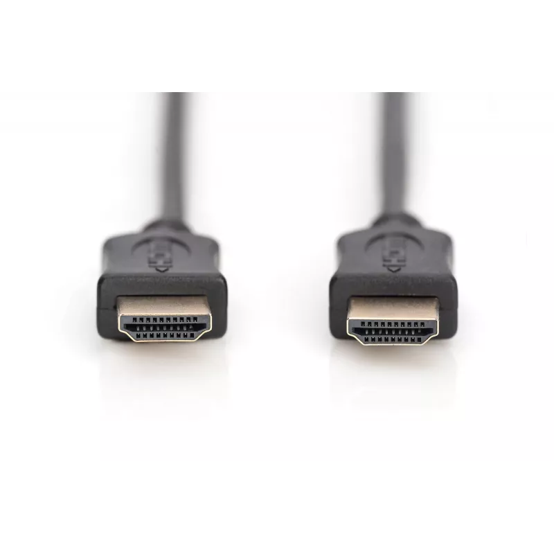 Assmann HDMI kiire ühenduskaabel. tüüp A M/M. 5,0 m. Ethernetiga. endine HDMI 1.4. UL. must kuldne (AK-330114-050-S)
