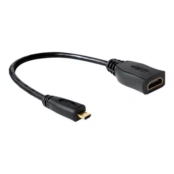 HDMI-kaabel DeLOCK 65391 0,23 m tüüp A tüübile D must