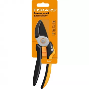 Fiskars Solid L P361 oksakäärid alasi jaoks Must, Oranž