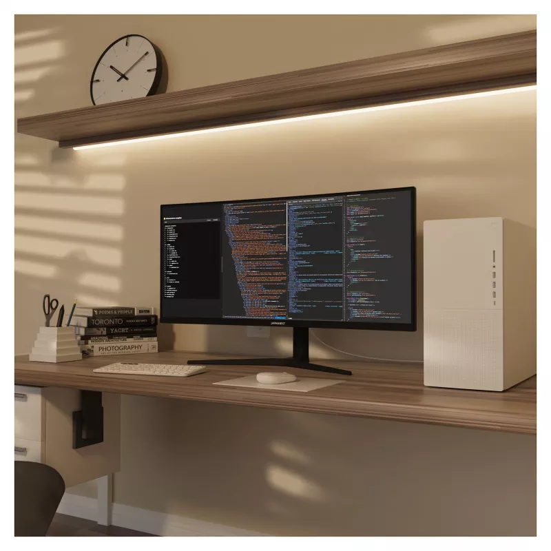 JAPANNEXT 86,4cm JN-IPS340UWQHD60C-C65W-HS kumer UWQHD