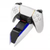 Laadimissüsteem FIXED FIXPS5-DCC-BW PlayStation 5 jaoks Juhtmega Must Valge