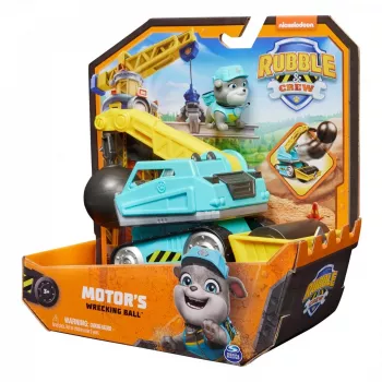 Purustuskuuliga veoauto Rubble & Crew Motor 3+ aastat plastmust sinine kollane