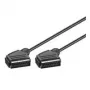 Wentronic Goobay SCART-ühenduskaabel, must, 2 m - SCART-pistik (21 kontakti) > SCART-pistik (21 kontakti) (11703)