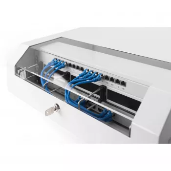 Seinale paigaldatav riiul Digitus DN-19 04U-PB
