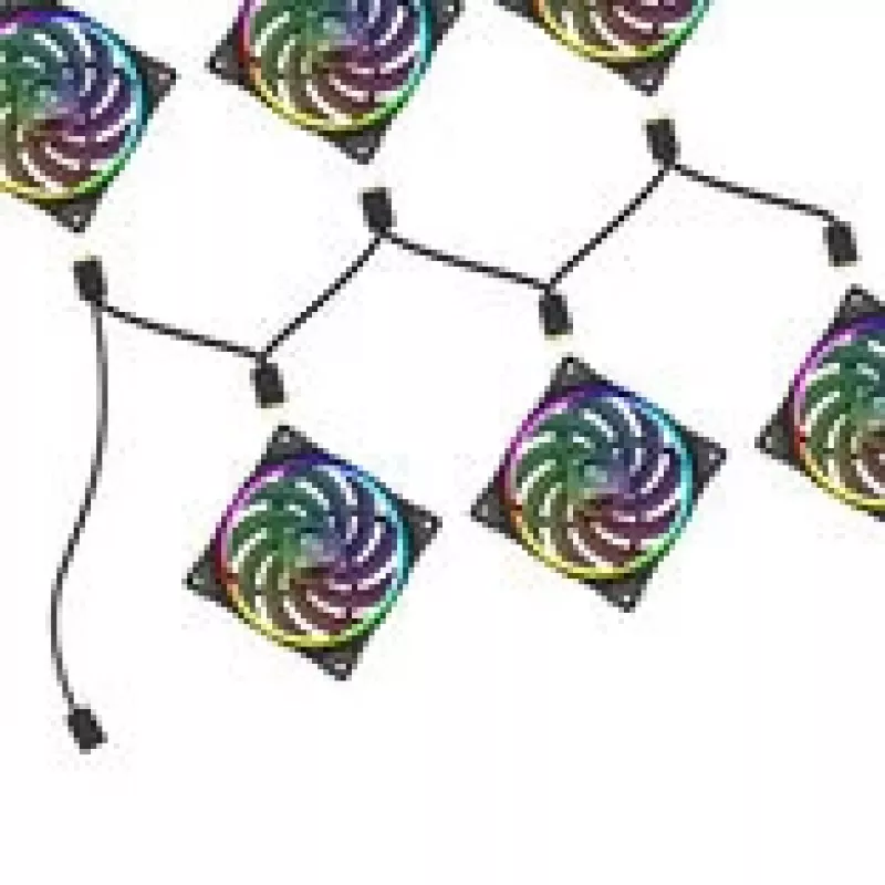 RGB jaotur Akasa AK-CBLD13-85BK 1-6 aadressitav LED jaoturikaabel