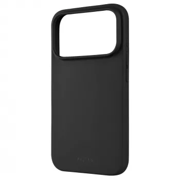 Tagakaas FIXED Samsung Galaxy S26+ jaoks — kummeeritud must, tagakate, mudel Story