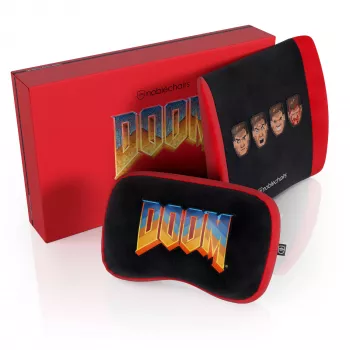 Mäluvahtpadjakomplekt noblechairs DOOM Retro Edition — ergonoomilised padjad mängu- ja kontoritoolidele