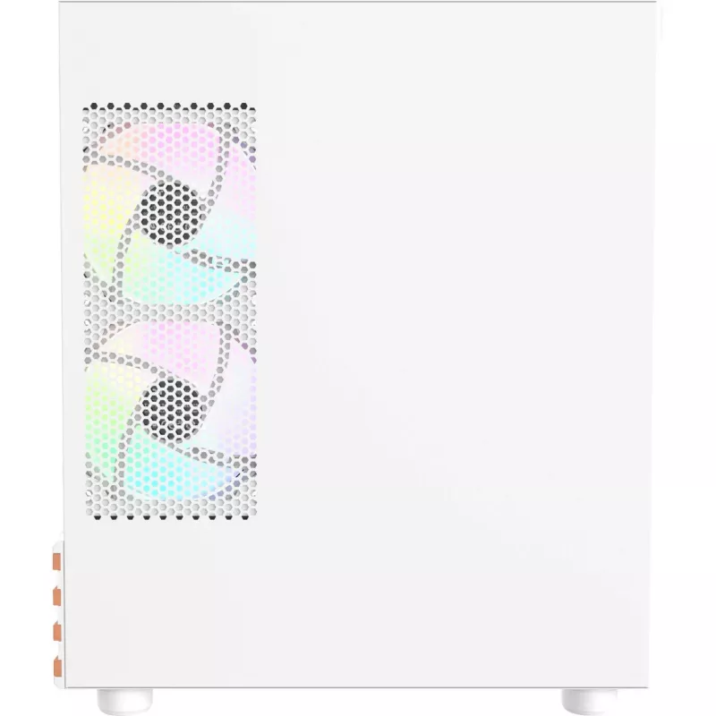 PC Micro Tower korpus THERMALTAKE View 170 WS ARGB Snow — Micro ATX, valge, 2x120mm küljel, 1x120mm taga, toiteplokk all, toetab 2.5 tolli/3.5 tolli