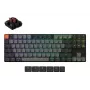 Mehaaniline klaviatuur Keychron K1X-B3 — 80% vormitegur, USB + Bluetooth, QWERTY inglise, 87 klahvi, RGB, hall