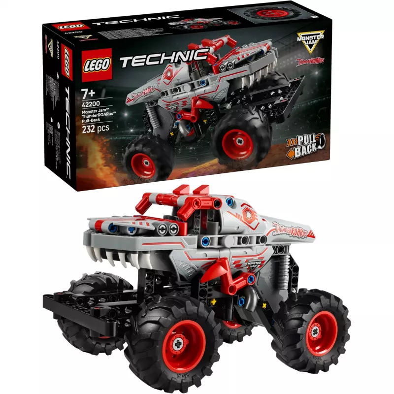 LEGO TECHNIC 42200 Monster Jam™ ThunderROARus™ tagasitõmbega veoga