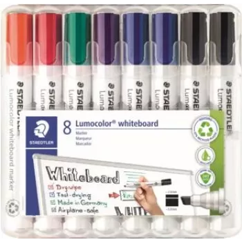 Tahvlimarker Staedtler 351 B WP8X, erinevates värvides, ots 2,0–5,0 mm