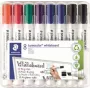 Tahvlimarker Staedtler 351 B WP8X, erinevates värvides, ots 2,0–5,0 mm