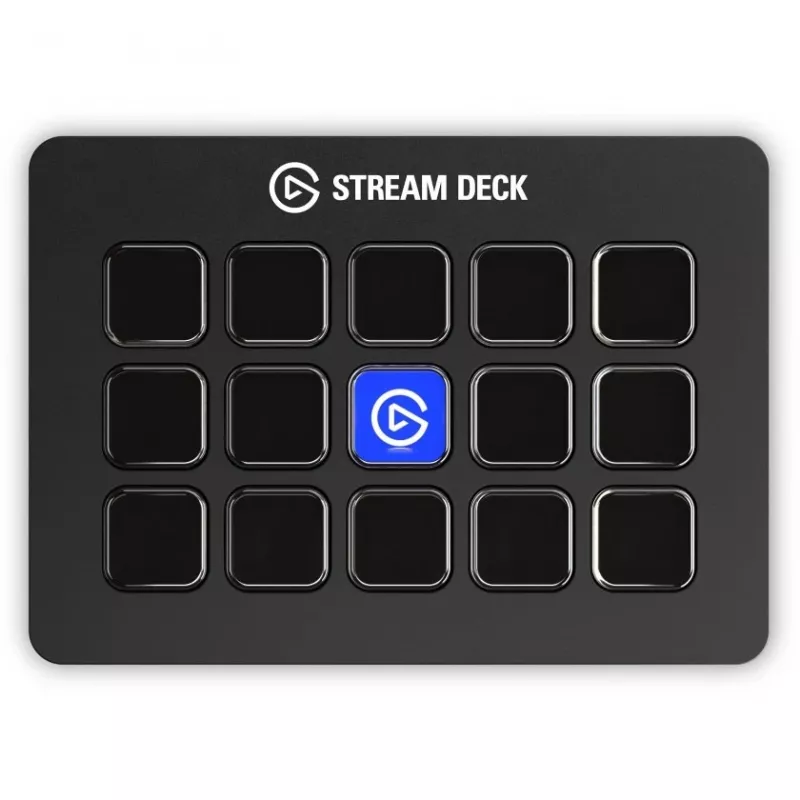 Elgato Stream Deck MK.2 Kohandatav 15-klahviga USB-ülesannete juhtpult klassikaliste klahvidega, must