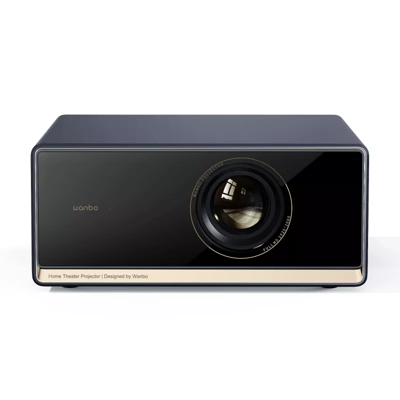 WANBO projektor X5 Pro – 1100 ANSI luumenit, LCD, 1080p (1920x1080), 16:9, HDR10, Google TV, sinine