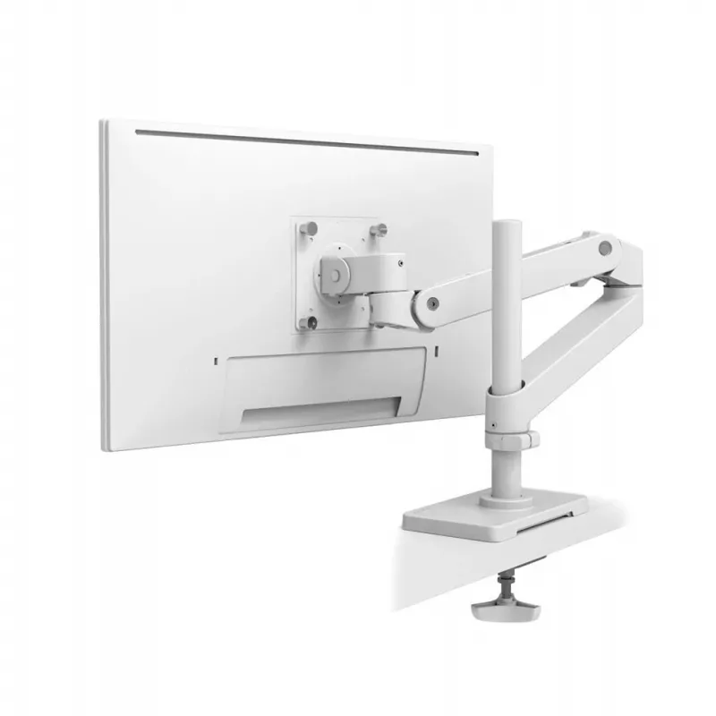 Ergotron LX Pro - Kinnituskomplekt (Monitori käsi) - LCD-ekraanile - läbiviigukinnitus, kõrge post - Alumiinium - Valge - Ekraani suurus: kuni 86,4 cm (kuni 34 tolli) (45-709-290)