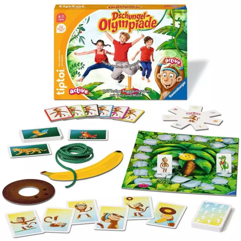 tiptoi ACTIVE Dschungel-Olympiade, lauamäng