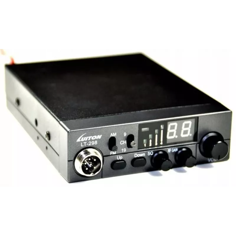 Luiton LT-298 ASQ AM/FM CB-raadio sigaretisüütaja pistik must