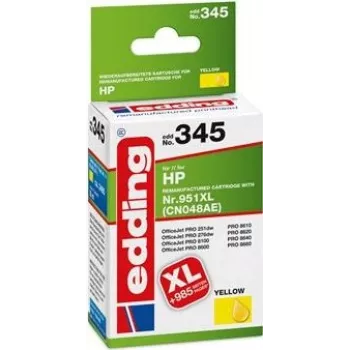 EDDING Tintenpatrone 18-345 wie HP Nr.951xl CN048AE gelb - Tintenpatrone - Yellow