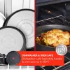 TEFAL Potikomplekt, 4 tk | L7649453 Ingenio Ultimate | 16/18/20 cm | Alumiinium | Must