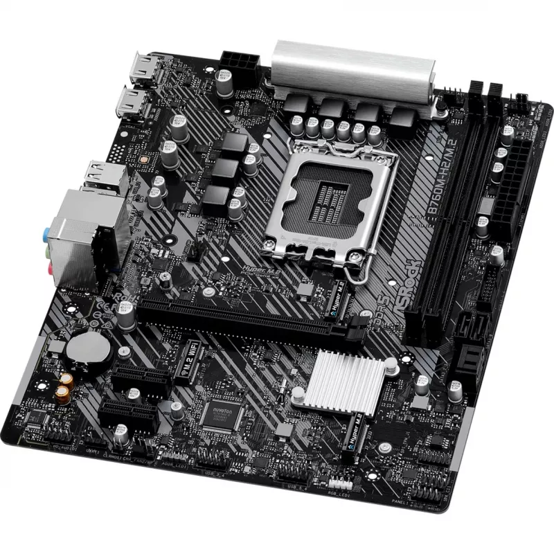 ASRock B760M-H2/M.2 DDR5 LGA1700 Micro-ATX emaplaat