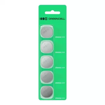 Patarei Green Cell CR2032 3V — 5 tk pakk