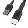 Lightning to USB-A kaabel roheline Cell KABGC12, 2 m, Lightning – USB A, Must