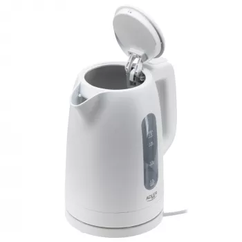 Elektriline veekeetja Adler AD 1379w — 1,7 l, kuni 2200 W, valge, 360° pööratav alus, polüpropüleen