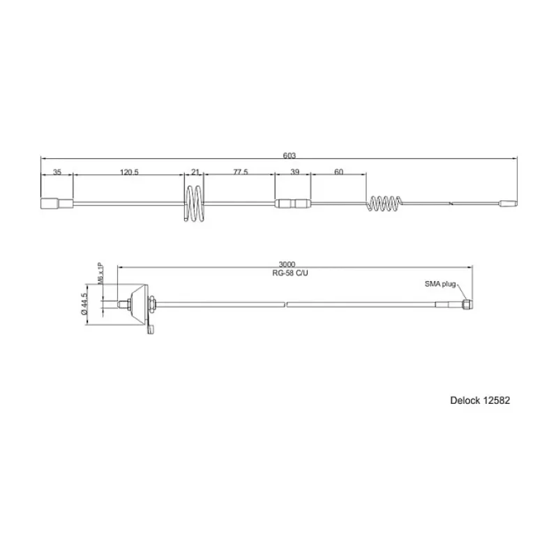 Mitmesuunaline antenn DeLOCK 12582