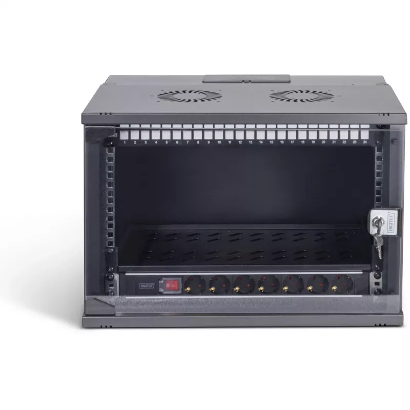 Seinale paigaldatav riiul Digitus DN-49203-SET 7U 60 kg IP20