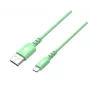 TB USB C kaabel 1m roheline; AKTBXKUCMISI10Z