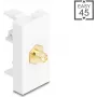 DELOCK pistik SMA-female SMA-female vastu – mudel 90914, valge