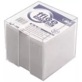 Notes Forpus, 9x9 cm, valge, liimimata, kaanega (800) 0716-005