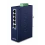 PLANET ISW-501T - Switch - 5 x 10/100 - DIN-liistule kinnitatav, seinale kinnitatav