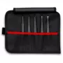 ESD pintsetid Knipex 92 00 05 must lameda terava kumera sirge otsaga