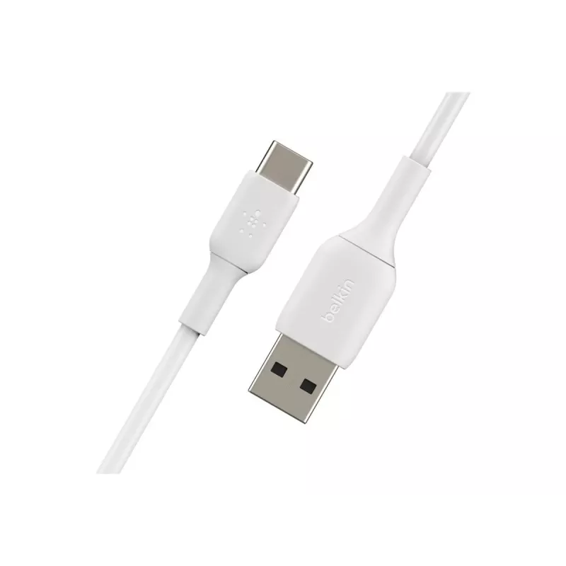 Kaabel PVC USB-C – USB-A 15 cm Valge