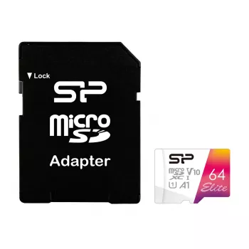 Flash Drive Silicon Power 64 GB UHS‑I Klass 10 V10 A1 — 100 MB/s, 64 GB