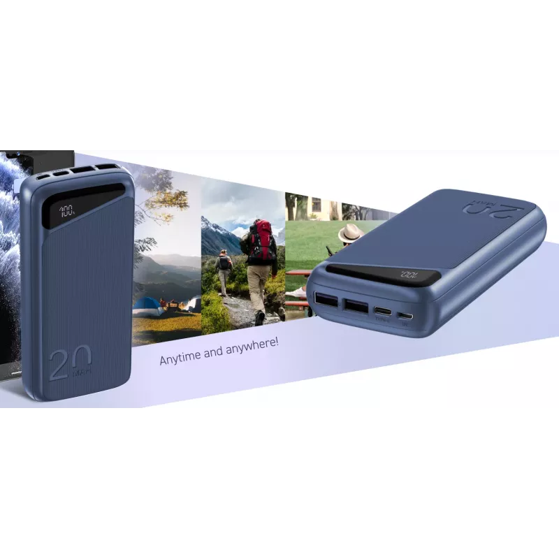 Kaasaskantav akupank Navitel PWR20 MX BLUE 20000 mAh