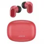 Juhtmevabad TWS-kõrvaklapid usams BH seeria BHUBH03 Bluetooth 5.1, punane — kõrvaklapid, laadimisümbrisega