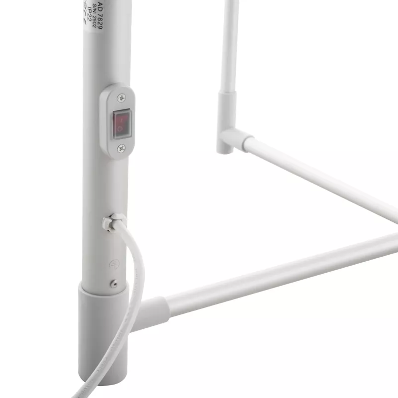 Elektriline kokkupandav riidekuivati Adler AD 7829 — 300 W, 148×52×90 cm, valge, eraldiseisev
